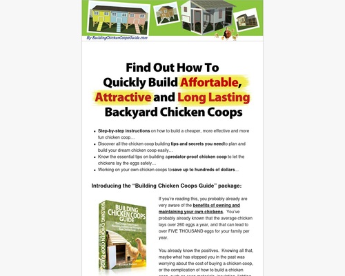 Constructing Your Personal Rooster Coops