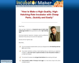 Incubator Maker – The way to Make a Excessive-High quality, Excessive-Hatching-Fee Incubator with Low-cost Elements!